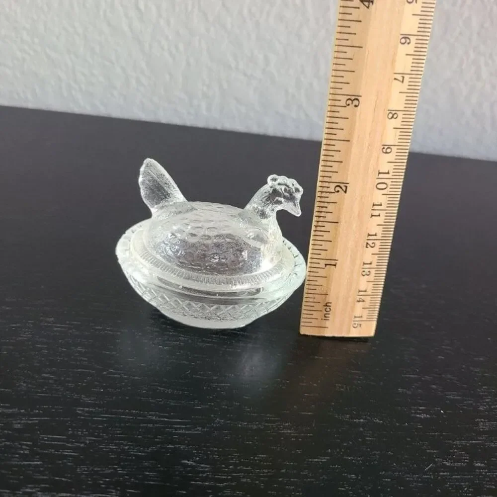 Unmarked vintage clear